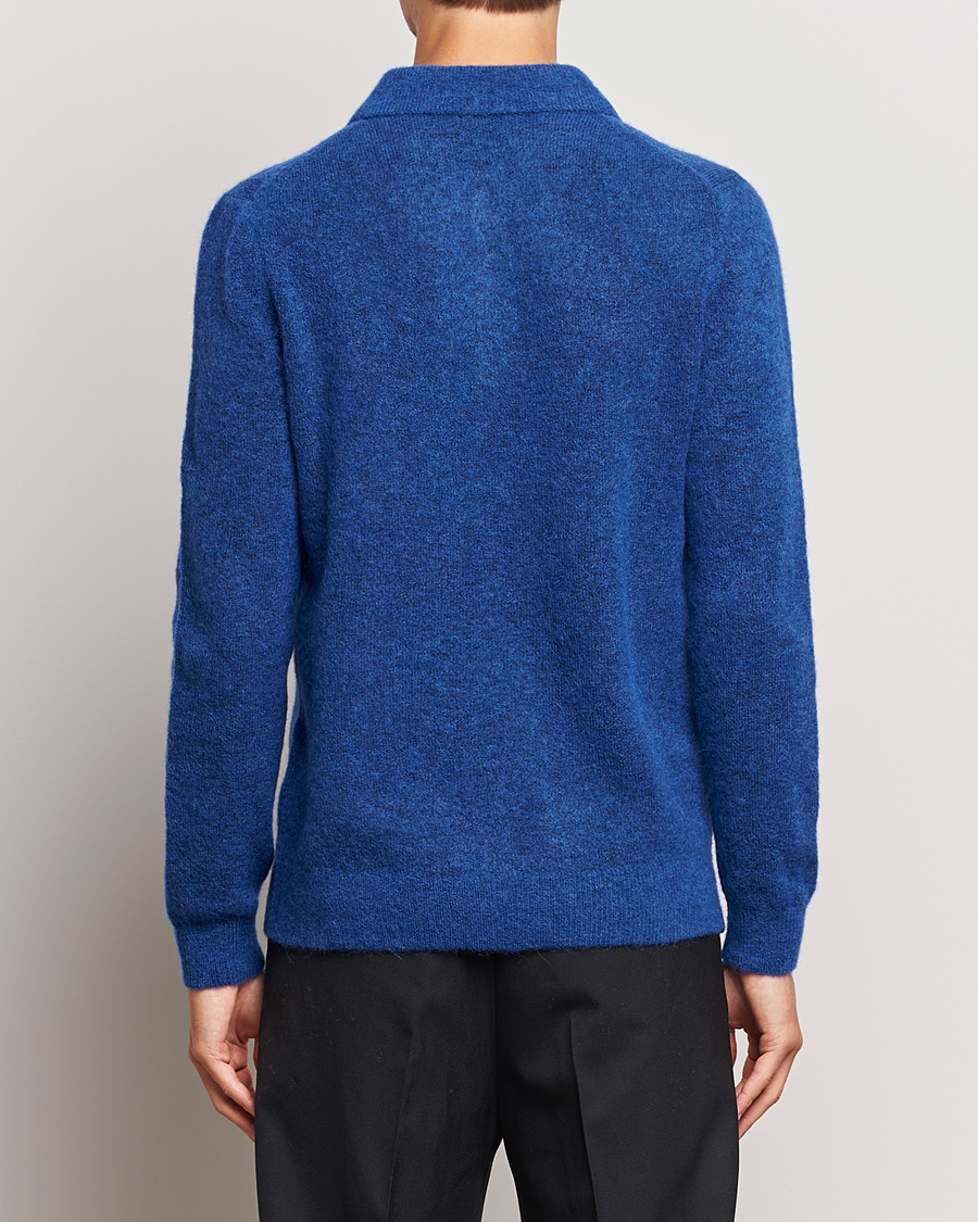 Herr | Tröjor | J.Lindeberg | Hayden Hairy Polo Knit Surf The Web