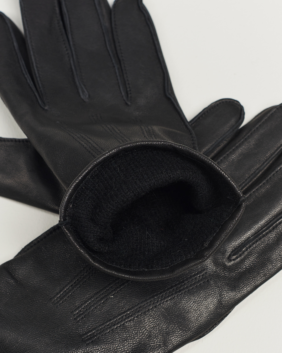 Herr | J.Lindeberg Milo Leather Glove Black | J.Lindeberg | Milo Leather Glove Black