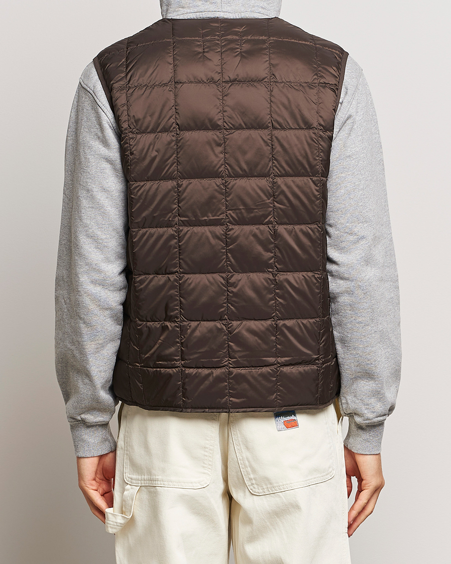 Herr | Jackor | TAION | V-Neck Lightweight Down Vest Dark Choco
