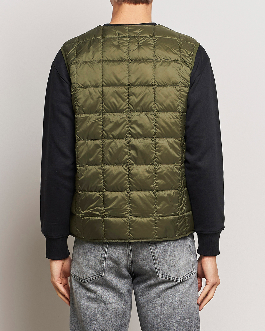 Herr | Jackor | TAION | V-Neck Lightweight Down Vest Dark Olive