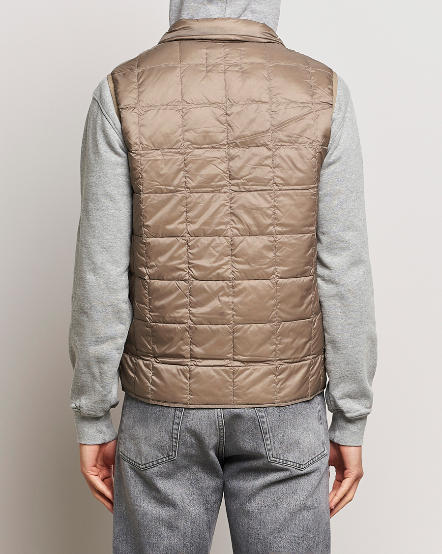 Herr | Jackor | TAION | High Neck Full Zip Lightweight Down Vest Khaki