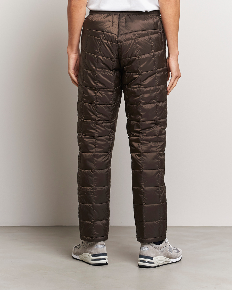 Herr | Byxor | TAION | Regular Straight Down Pants Dark Choco