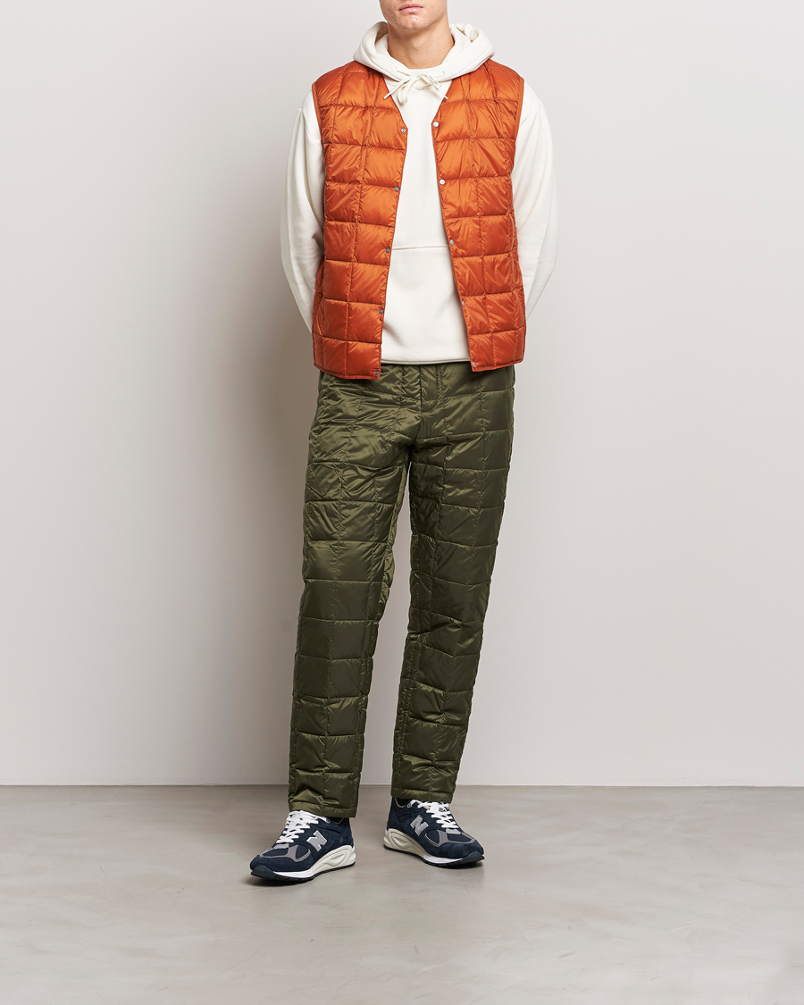 Herr | Byxor | TAION | Regular Straight Down Pants Dark Olive