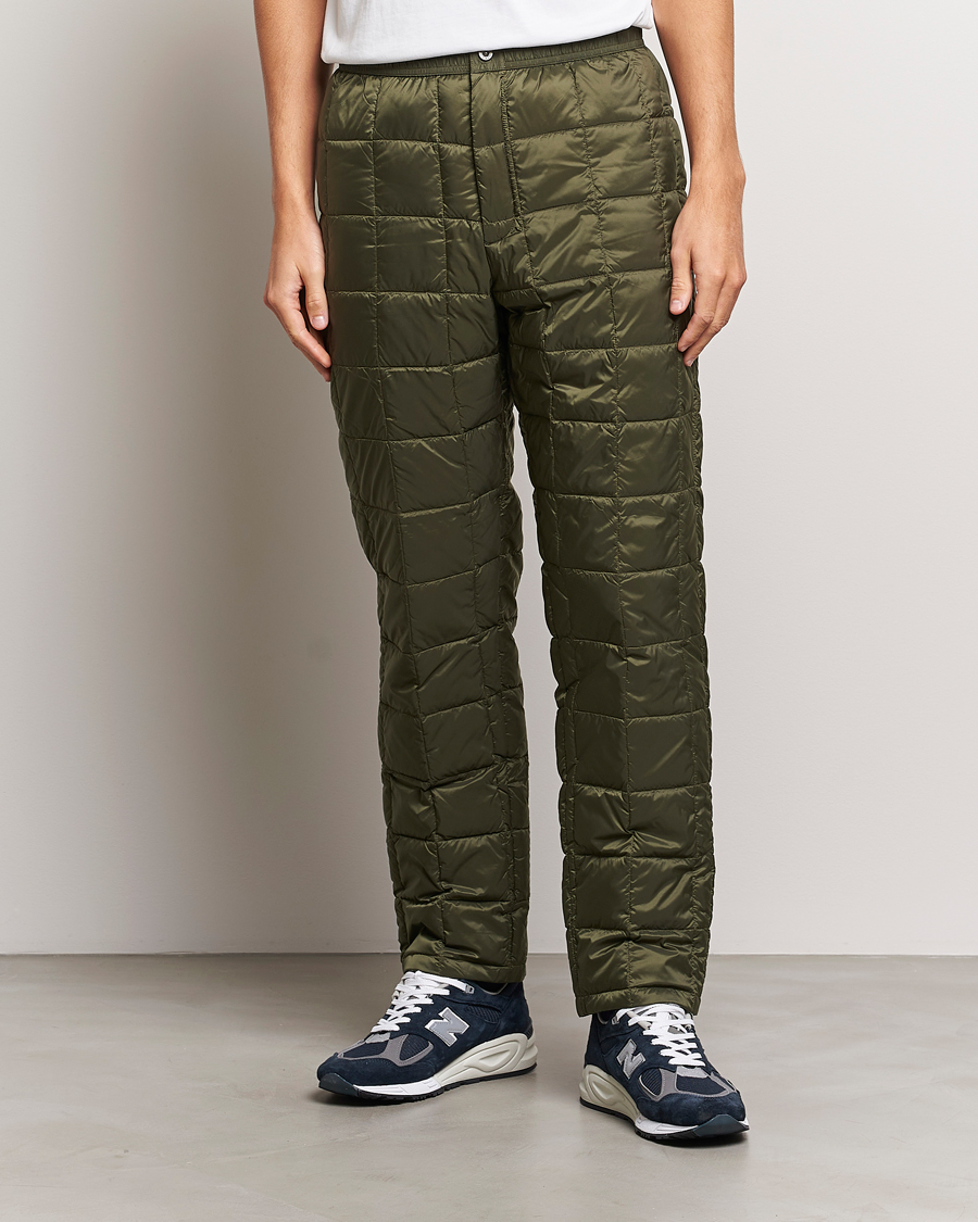 Herr | Japanese Department | TAION | Regular Straight Down Pants Dark Olive