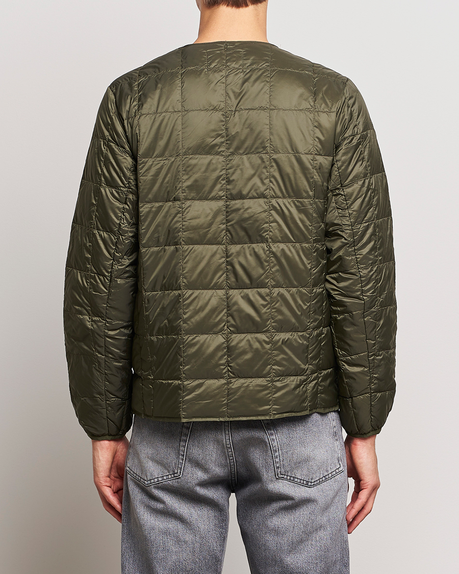 Herr | Jackor | TAION | Crew Neck W-Zip Down Jacket Dark Olive