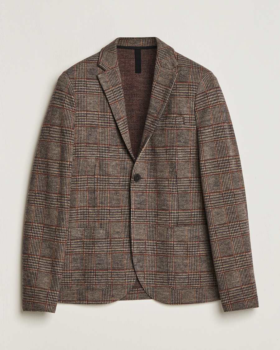 Herr | Kavajer | Harris Wharf London | Two Buttoned Loro Piana Wool Blazer Brown