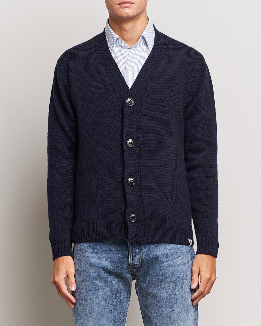 Herr |  | Peregrine | Maker's Stitch Merino Cardigan Navy