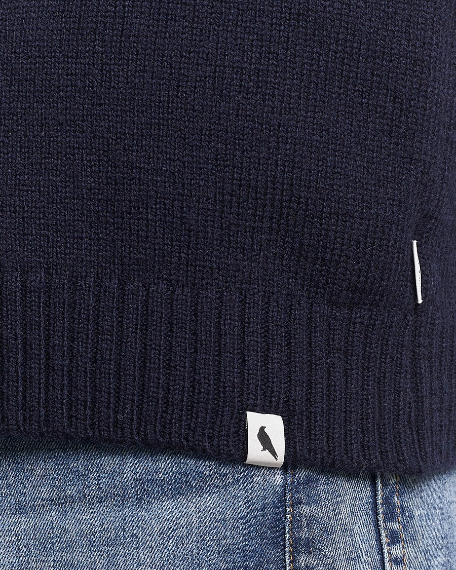 Herr | Tröjor | Peregrine | Maker's Stitch Merino Cardigan Navy