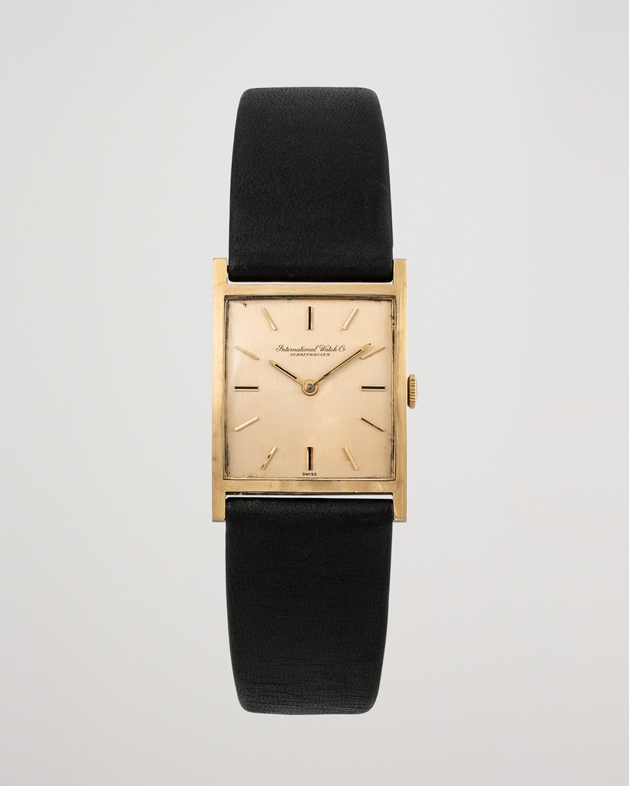 Herr | IWC Pre-Owned Tank 18K Gold Black | IWC Pre-Owned | Tank 18K Gold Black