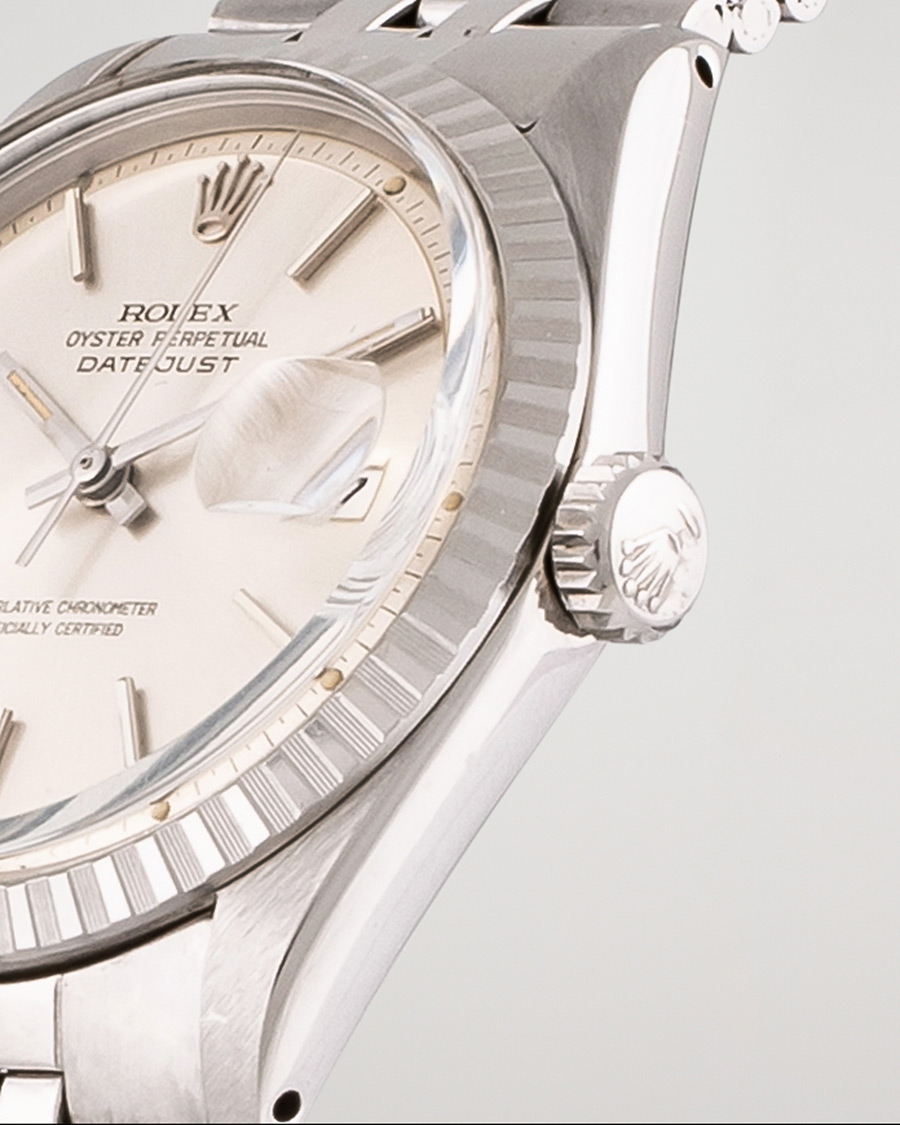 Herr | Rolex Pre-Owned Datejust 1601-3 Oyster Perpetual Steel Black | Rolex Pre-Owned | Datejust 1601-3 Oyster Perpetual Steel Black