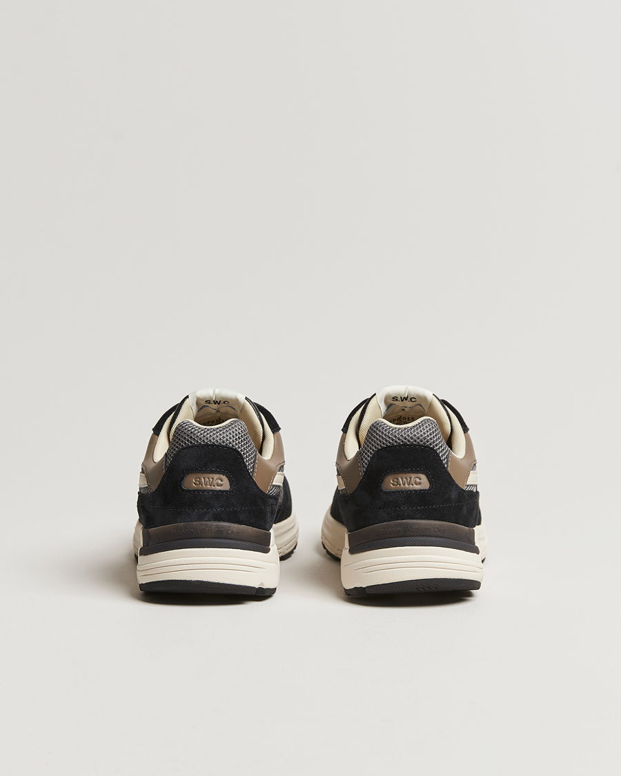 Herr | Stepney Workers Club Amiel S-Strike Suede Sneaker Black/Grey | Stepney Workers Club | Amiel S-Strike Suede Sneaker Black/Grey