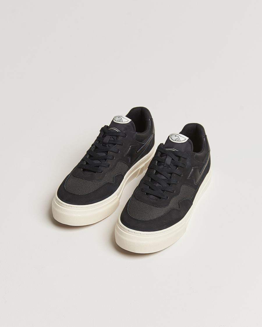 Herr | Stepney Workers Club Pearl S-Strike Nubuck Sneaker Black/Black | Stepney Workers Club | Pearl S-Strike Nubuck Sneaker Black/Black