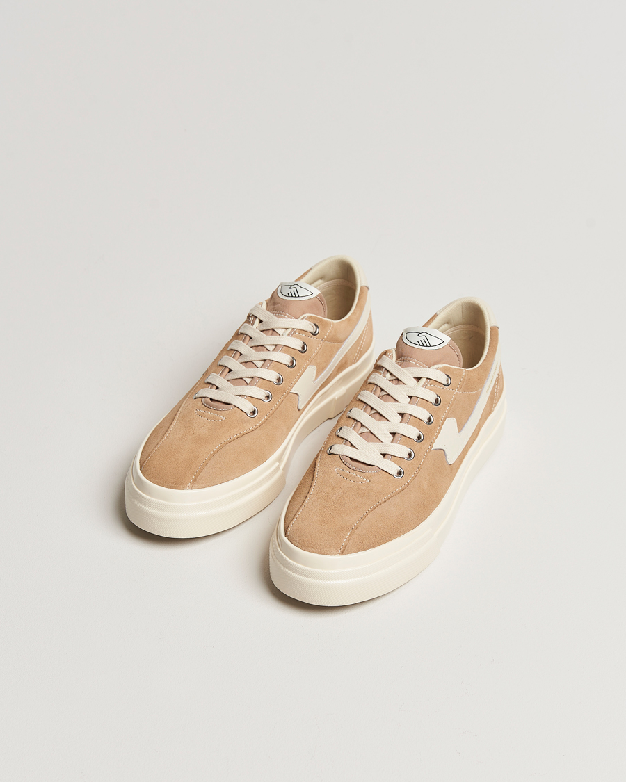 Herr | Stepney Workers Club Dellow S-Strike Suede Sneaker Earth/Ecru | Stepney Workers Club | Dellow S-Strike Suede Sneaker Earth/Ecru