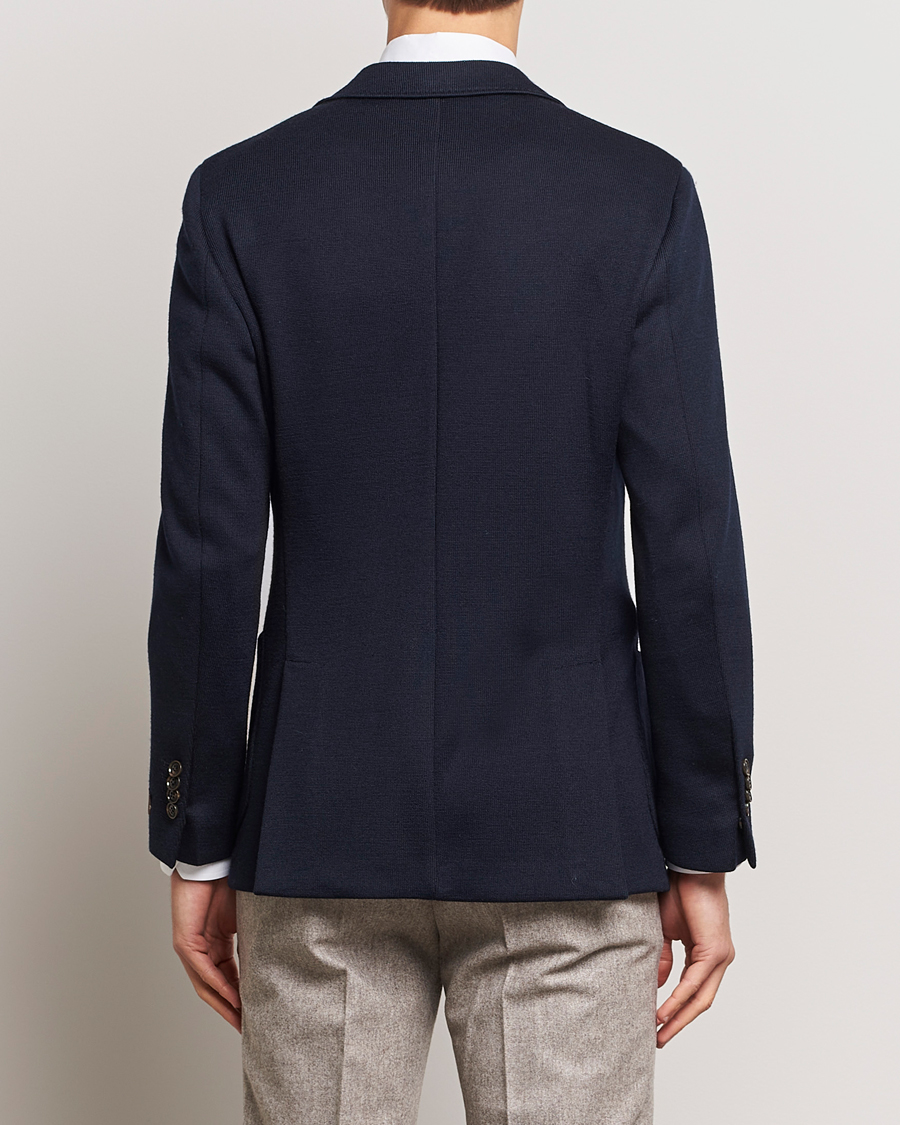 Herr | Kavajer | Morris Heritage | Mike Knitted Blazer Navy