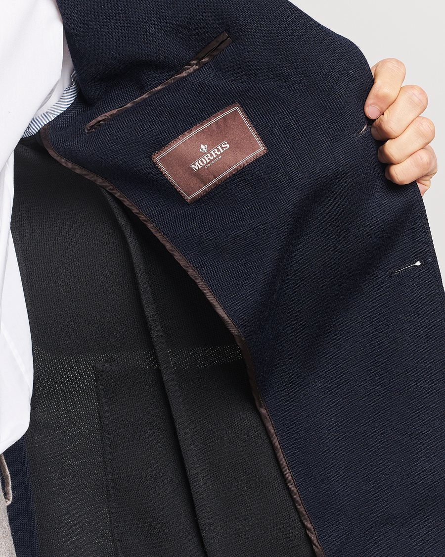 Herr | Kavajer | Morris Heritage | Mike Knitted Blazer Navy