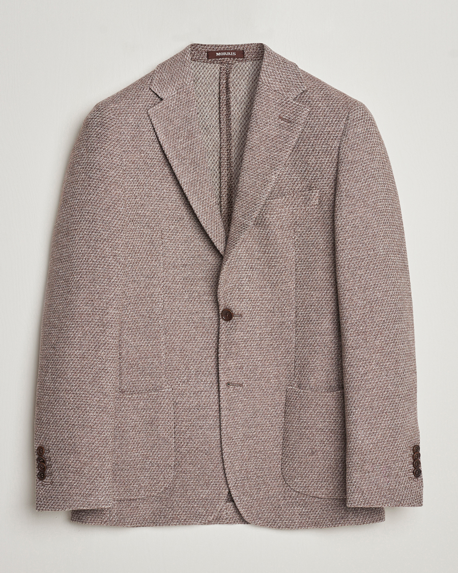 Herr | Kavajer | Morris Heritage | Mike Soft Wool Blazer Brown