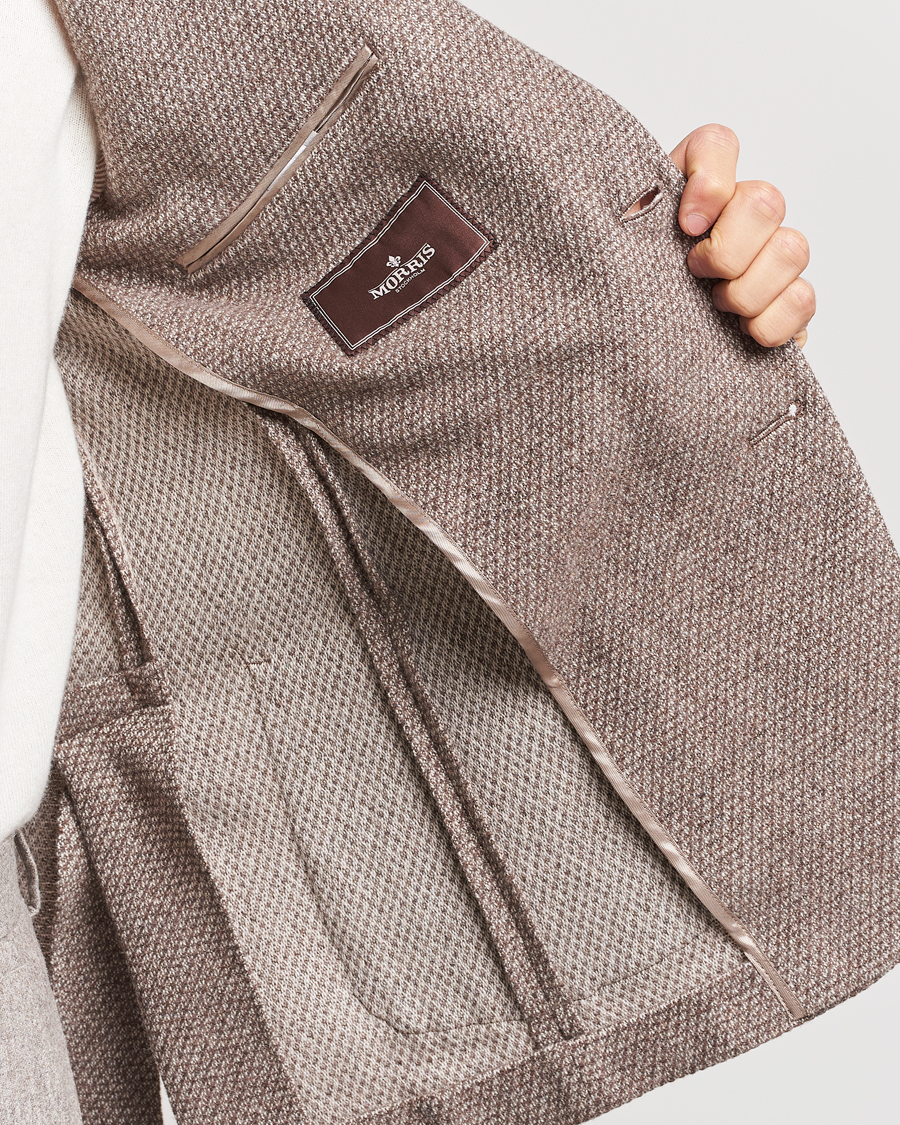 Herr | Kavajer | Morris Heritage | Mike Soft Wool Blazer Brown