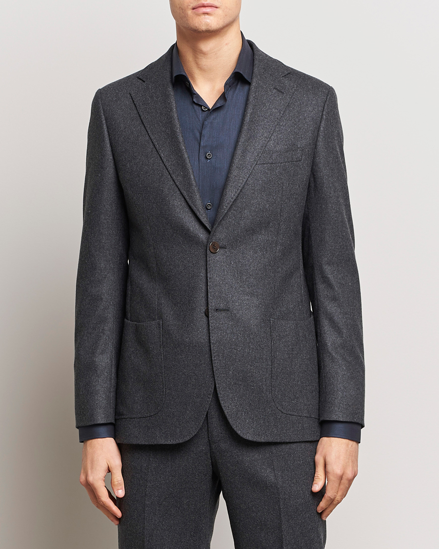 Herr | Morris Heritage | Morris Heritage | Mike Flannel Blazer Grey