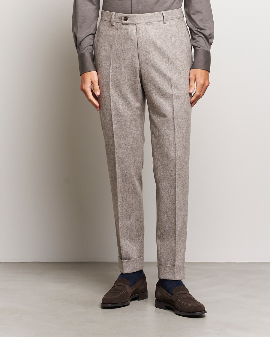Herr | | Morris Heritage | Jack Flannel Trousers Khaki