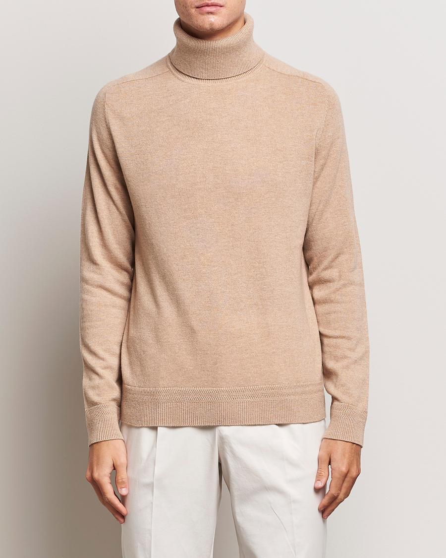 Herr |  | Morris Heritage | Dalton Wool/Cashmere Rollneck Camel