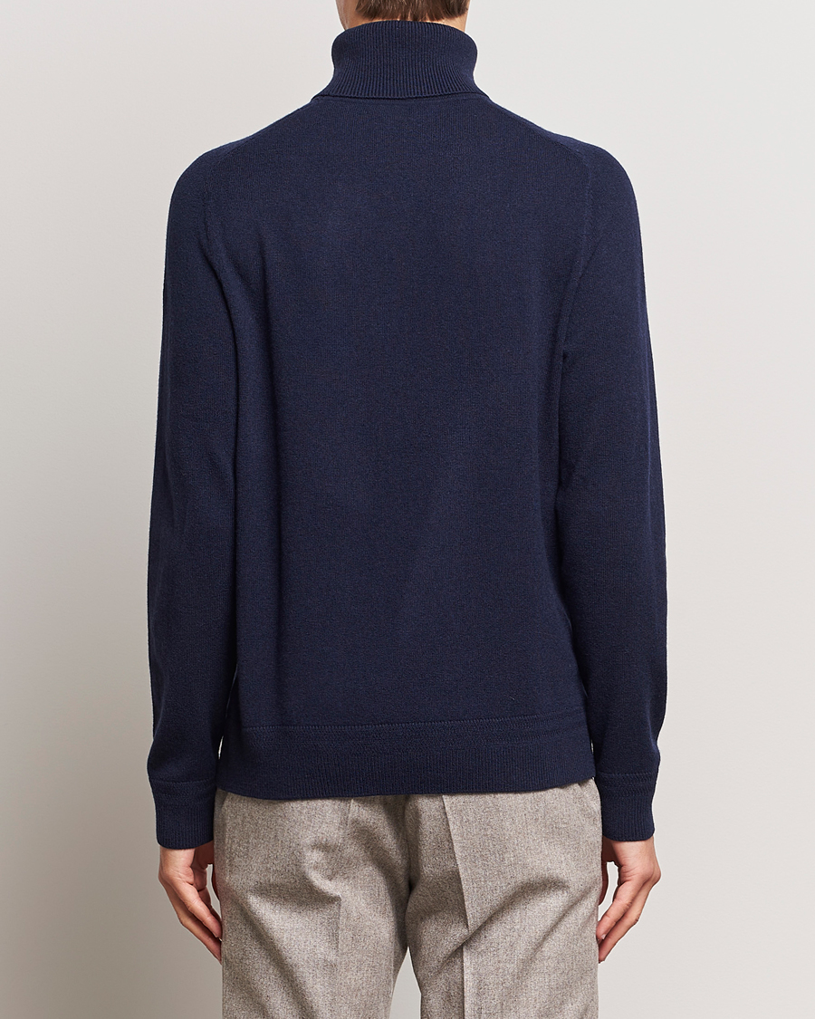 Herr | Tröjor | Morris Heritage | Dalton Wool/Cashmere Rollneck Navy