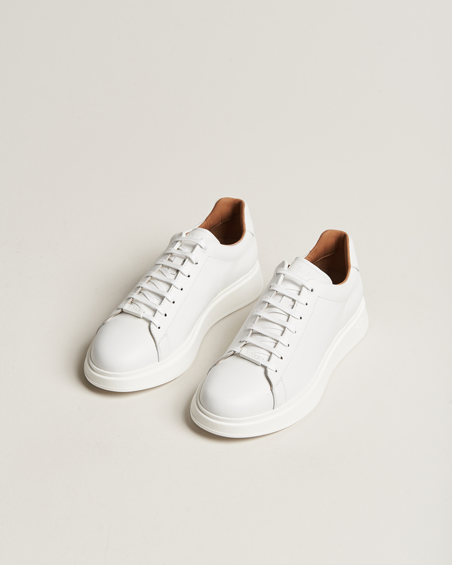 Herr | Låga sneakers | BOSS BLACK | Bulton Sneaker White