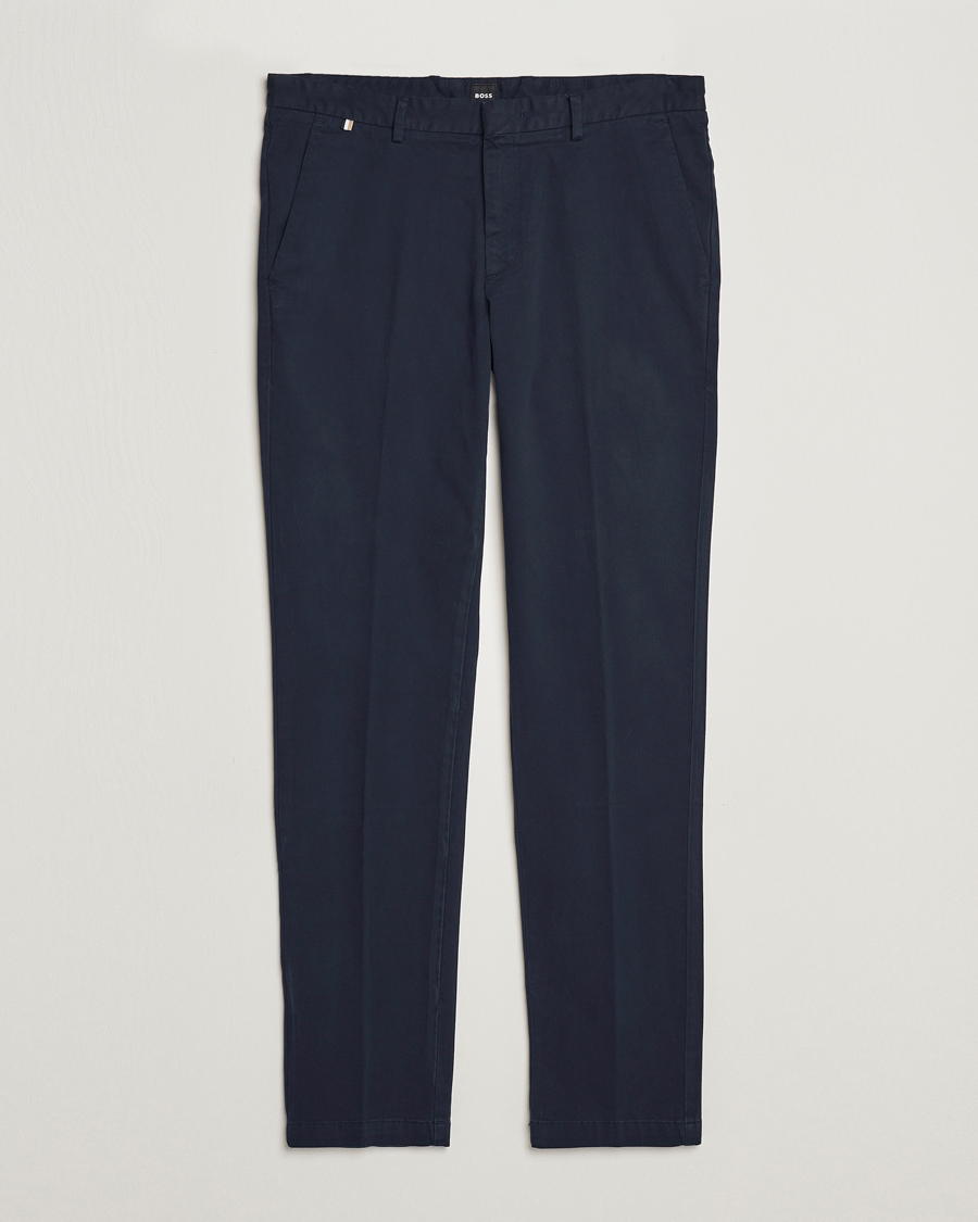 Herr | Byxor | BOSS BLACK | Kaito1 Chinos Dark Blue