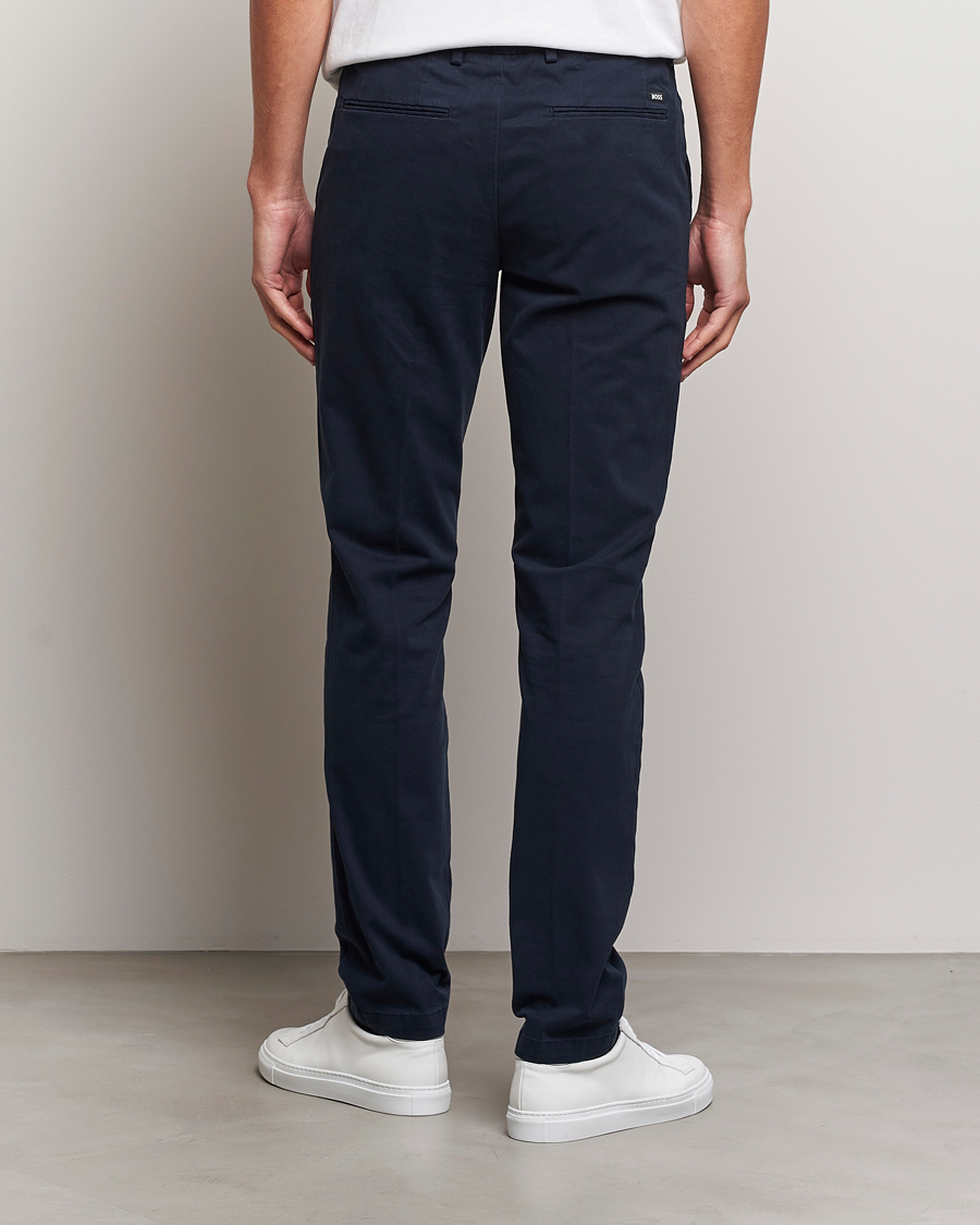 Herr | Byxor | BOSS BLACK | Kaito1 Chinos Dark Blue