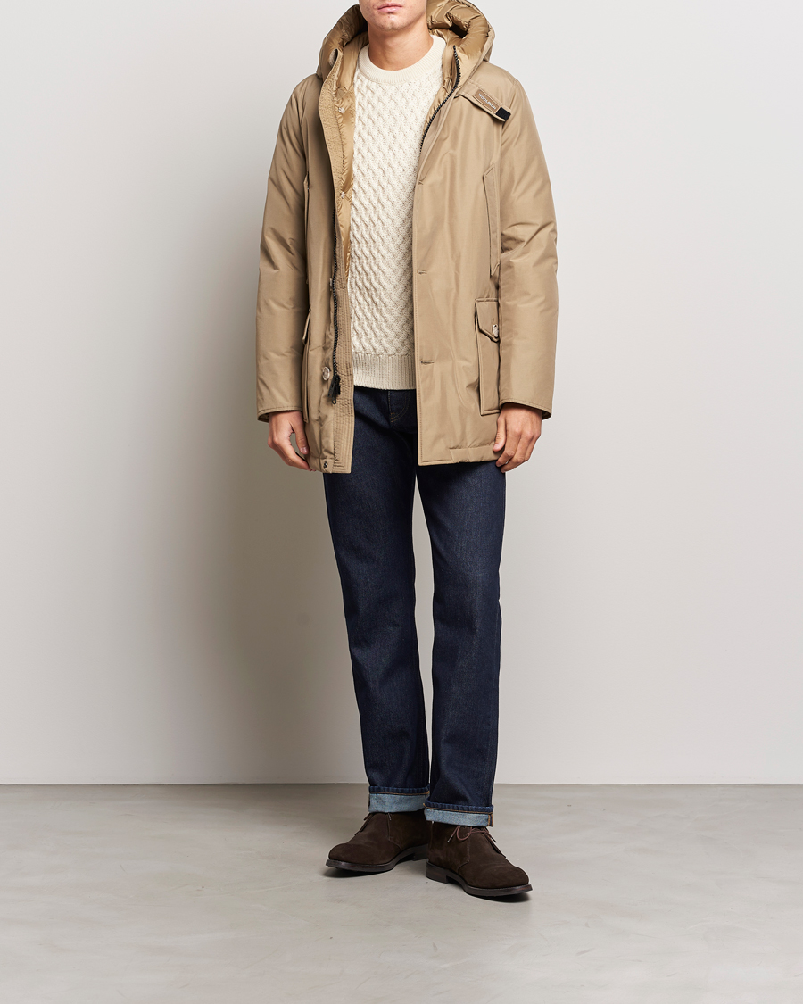 Herr | Jackor | Woolrich | Arctic Parka No Fur Elmwood Brown