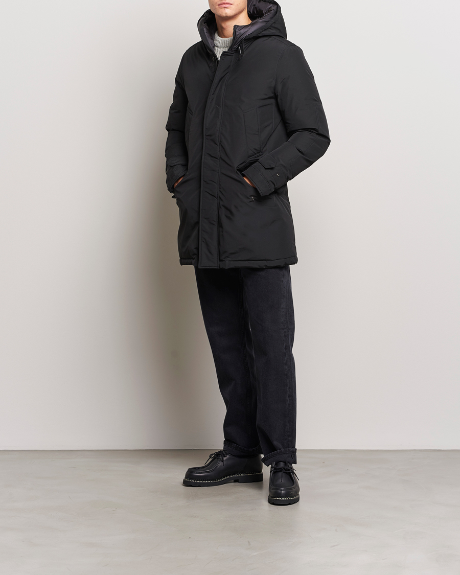 Herr | Jackor | Woolrich | Polar High Collar Parka Black