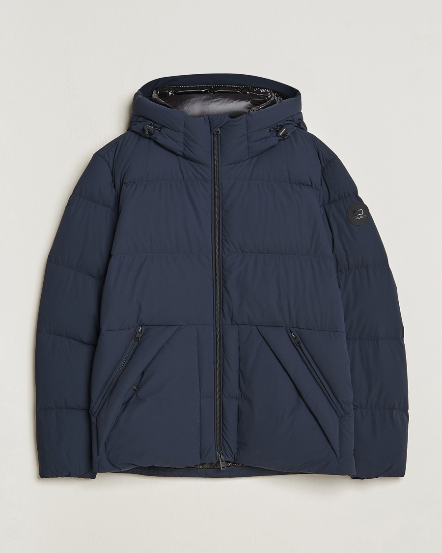 Herr | Jackor | Woolrich | Sierra Supreme Down Jacket Melton Blue