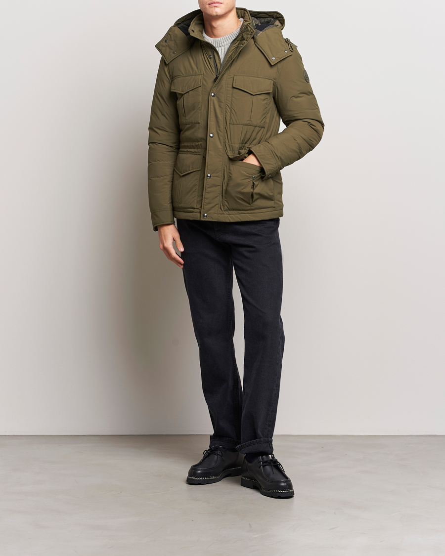 Herr | Jackor | Woolrich | Aleutian Padded Field Jacket Dark Green