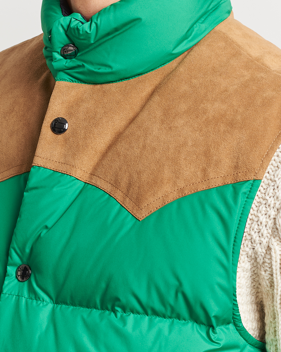 Herr | Jackor | Woolrich | Western Down Vest Kelly Green