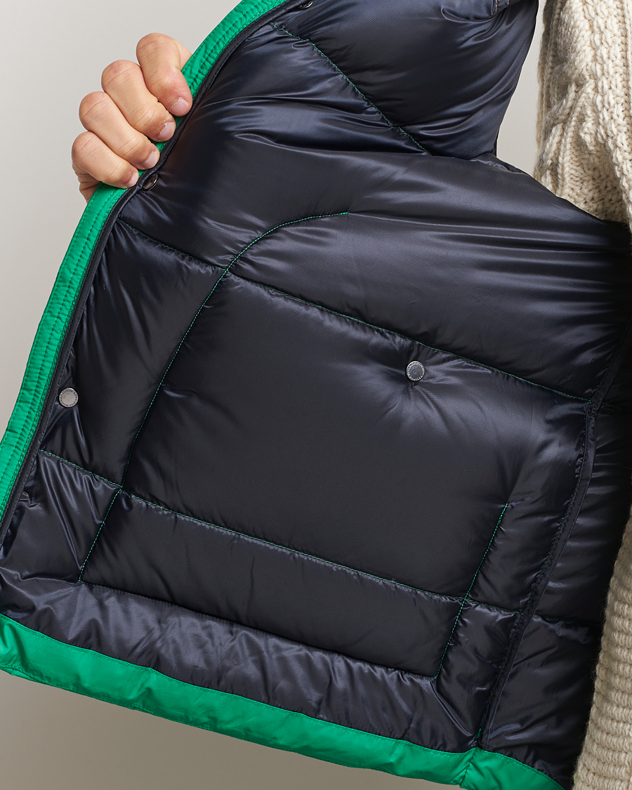 Herr | Jackor | Woolrich | Western Down Vest Kelly Green