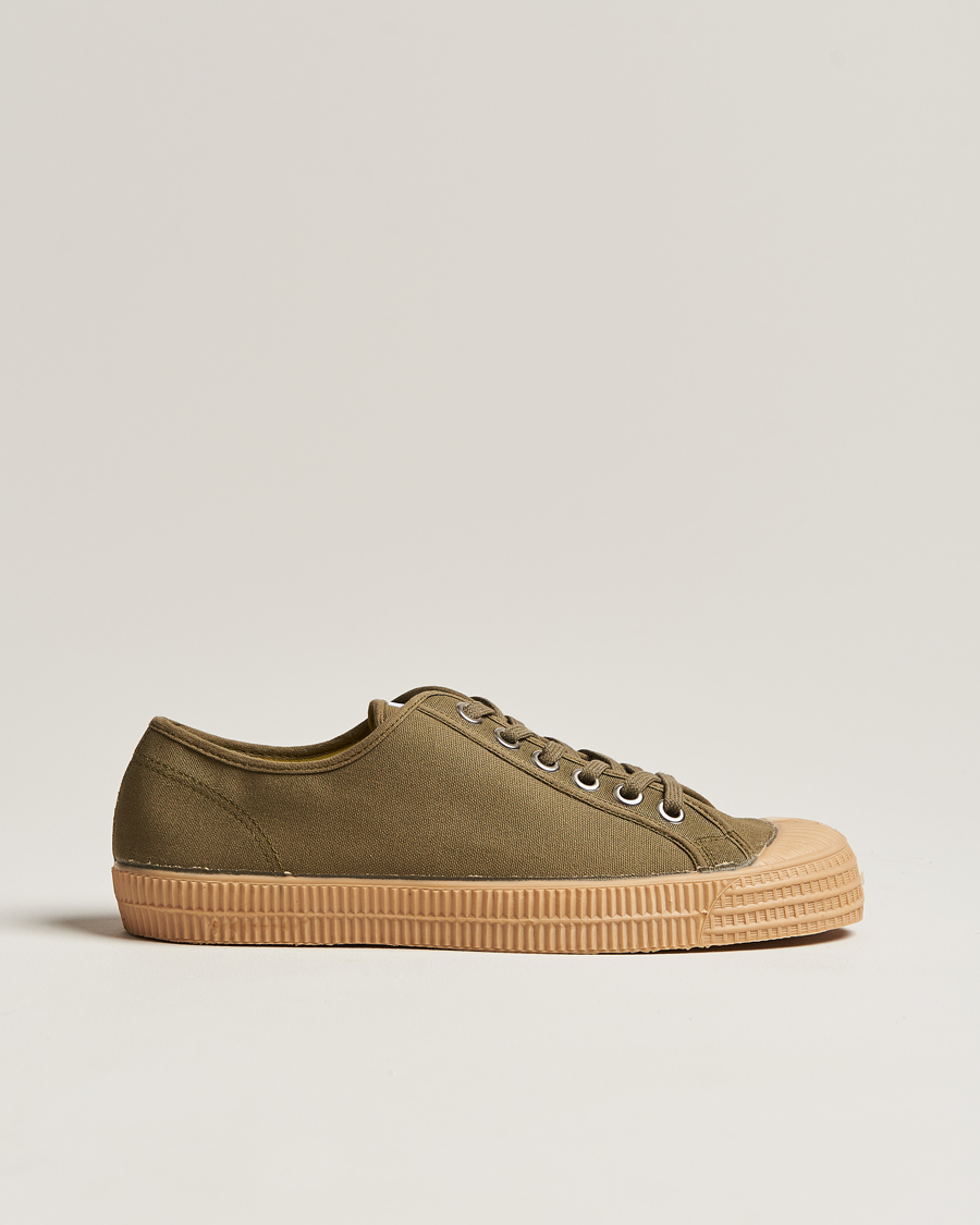 Herr | Sneakers | Novesta | Star Master Organic Cotton Sneaker Military/Transparant