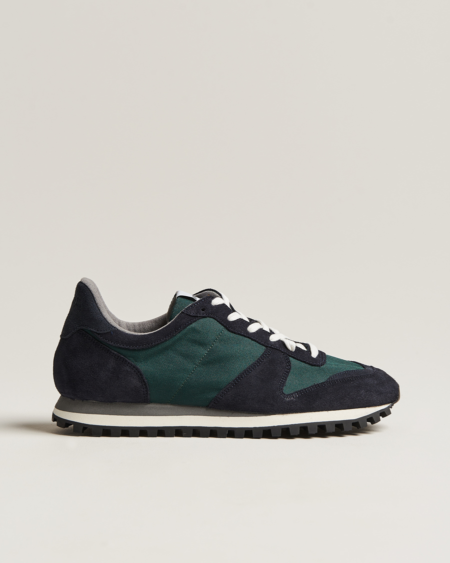 Herr | Novesta Marathon Trail Running Sneaker Navy/Green | Novesta | Marathon Trail Running Sneaker Navy/Green