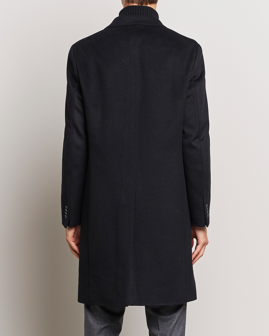 Herr | Jackor | Oscar Jacobson | Shaw Wool/Cashmere Coat Black
