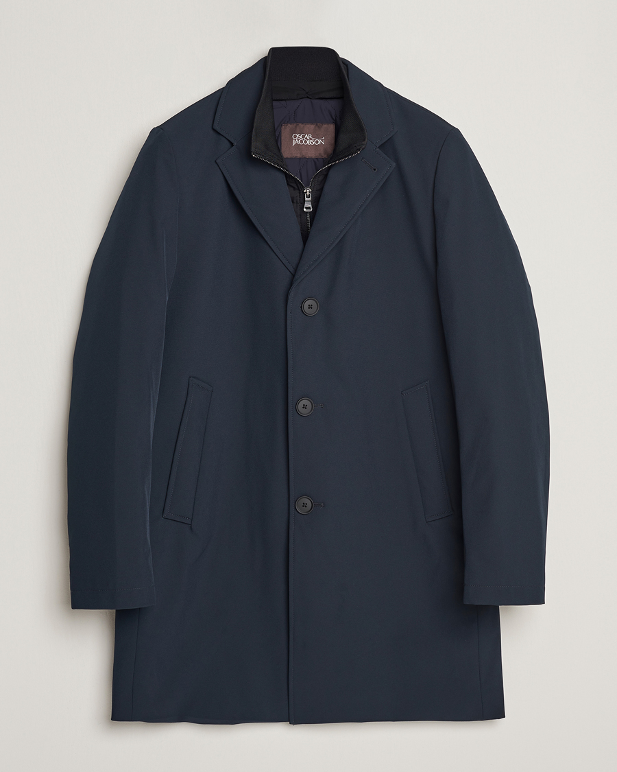 Herr | Jackor | Oscar Jacobson | Dalton Padded Coat Navy