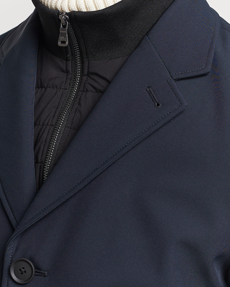 Herr | Jackor | Oscar Jacobson | Dalton Padded Coat Navy