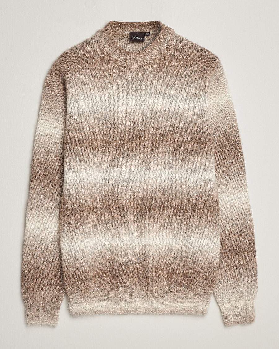 Herr |  | Oscar Jacobson | Valter Alpaca Knitted Sweater Beige