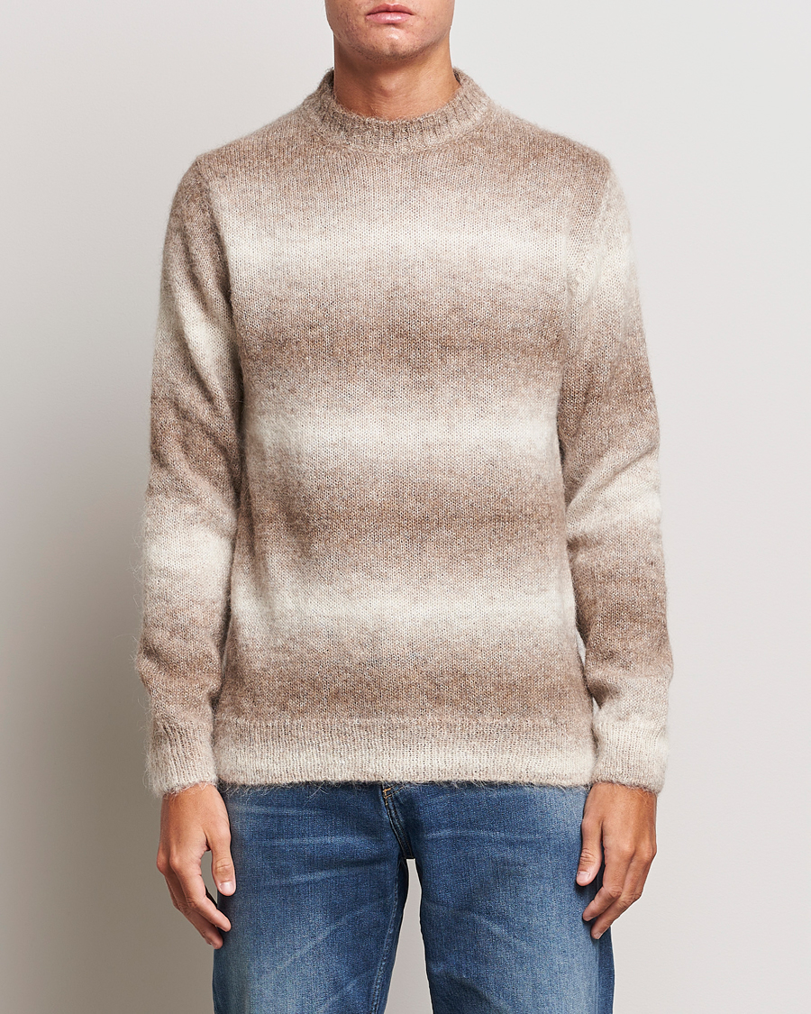 Herr |  | Oscar Jacobson | Valter Alpaca Knitted Sweater Beige