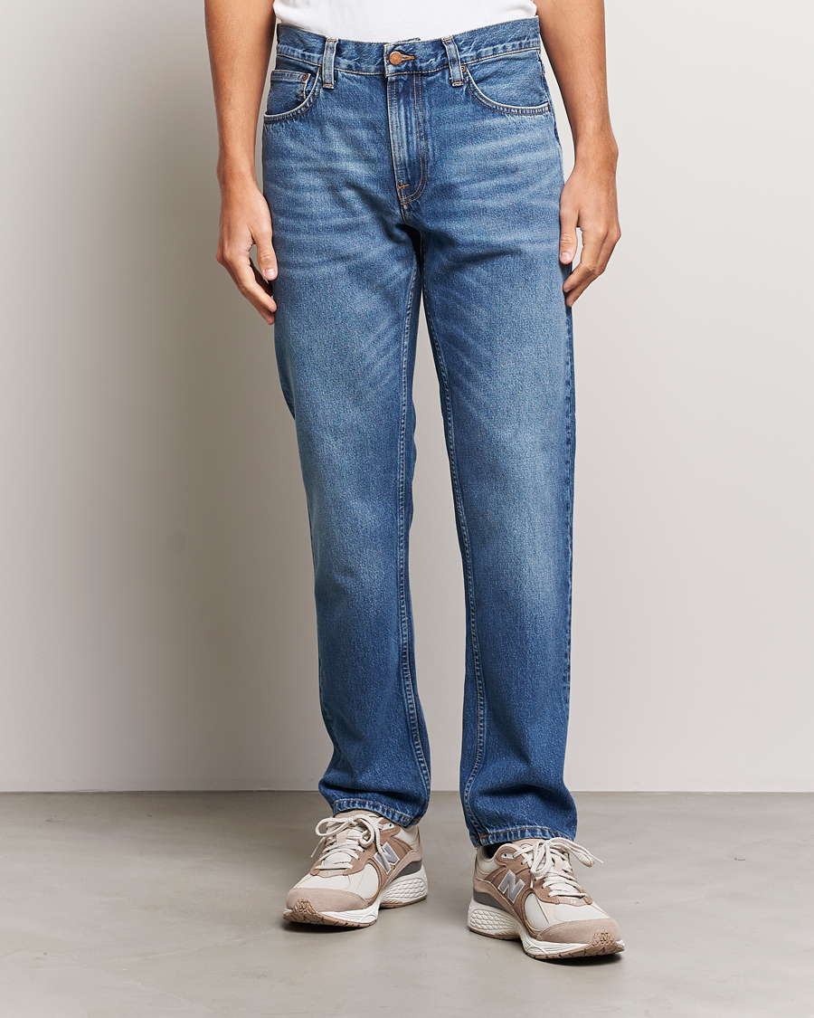 Herr |  | Nudie Jeans | Gritty Jackson Jeans Blue Traces