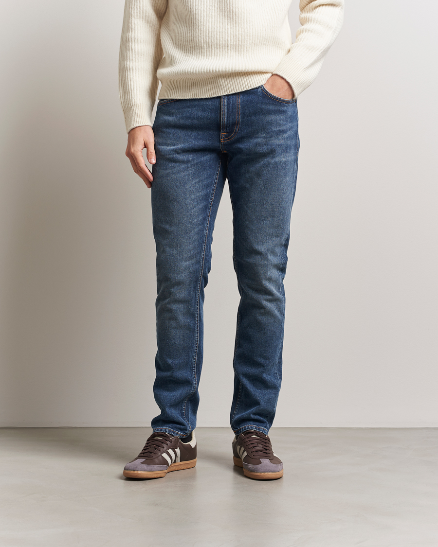 Herr | Kläder | Nudie Jeans | Lean Dean Jeans Troubled Sea