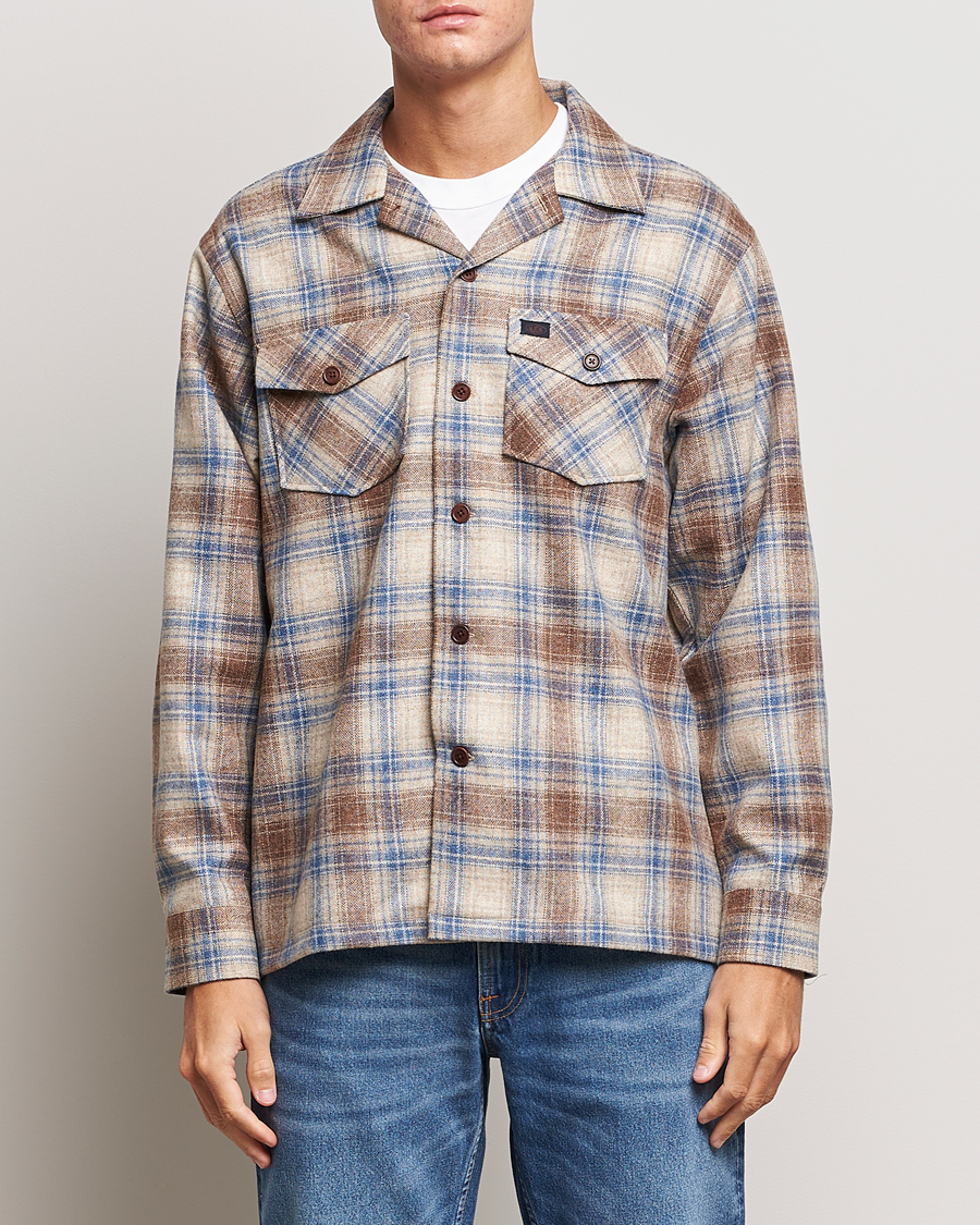 Herr | Skjortor | Nudie Jeans | Vincent Wool Checked Overshirt Multi