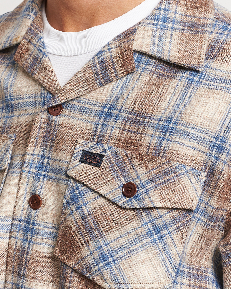 Herr | Skjortor | Nudie Jeans | Vincent Wool Checked Overshirt Multi