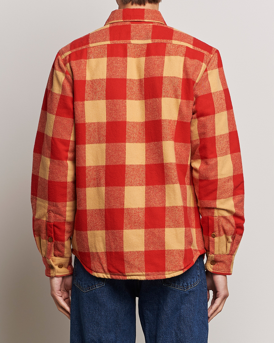 Herr | Jackor | Nudie Jeans | Glenn Padded Checked Shirt Jacket Red