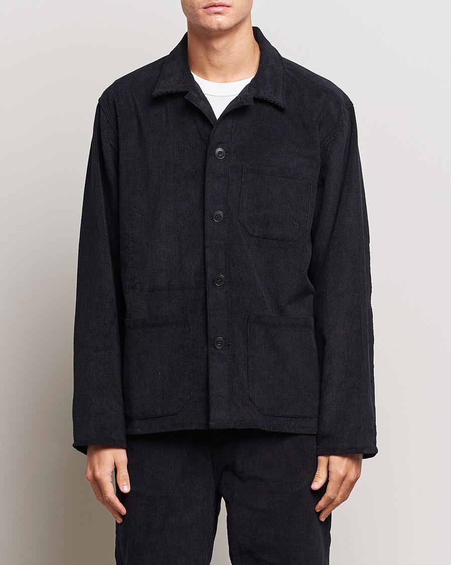Herr | Overshirts | Nudie Jeans | Buddy Corduroy Overshirt Navy