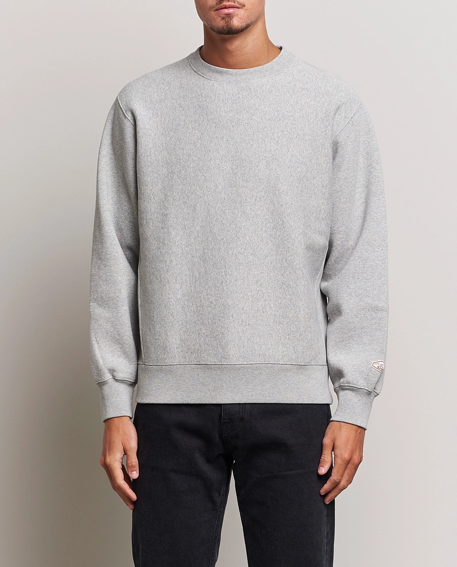 Herr | Contemporary Creators | Nudie Jeans | Hasse Crew Neck Sweatshirt Grey Melange