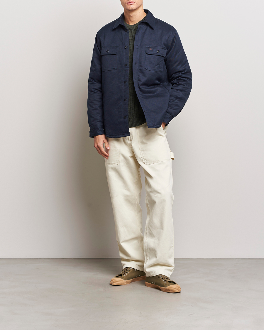 Herr | Jackor | Nudie Jeans | Glenn Padded Shirt Jacket Navy