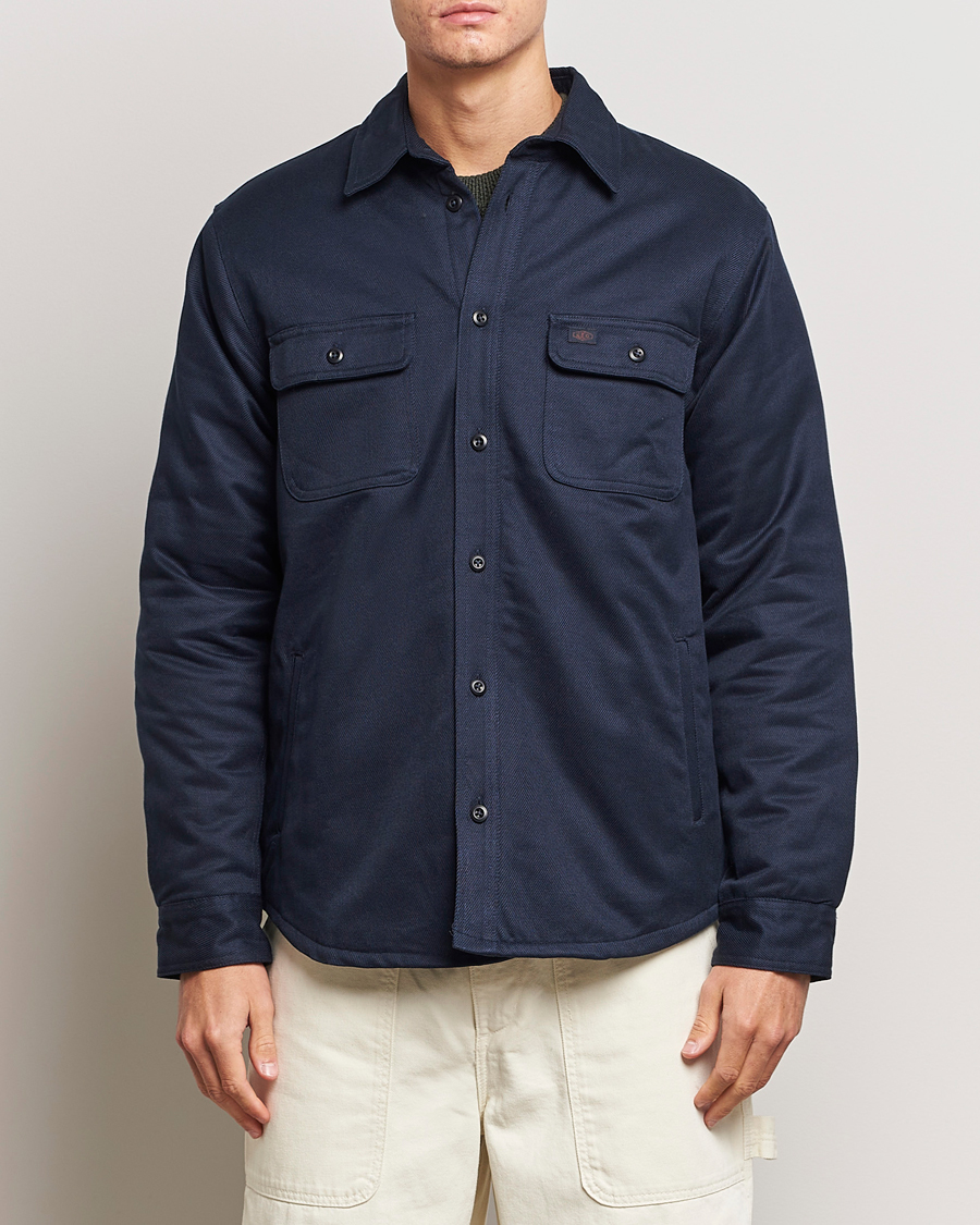 Herr | Kläder | Nudie Jeans | Glenn Padded Shirt Jacket Navy